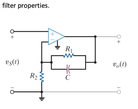 Solved Determine The Voltage Transfer Function Of The Chegg