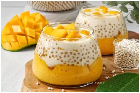 Manis Dan Segar Ini Resep Mango Sago Takjil Kekinian Yang Cocok Jadi