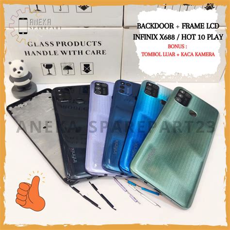 Jual Housing Back Casing Fullset Backdoor Frame Lcd Infinix Hot Play X X B