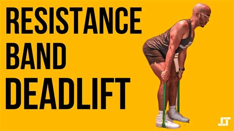 How To Resistance Band Deadlift Hamstring Exercises Youtube