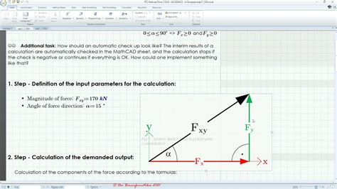 Mathcad Prime Basics L T Creating A Simple Worksheet To Calculate