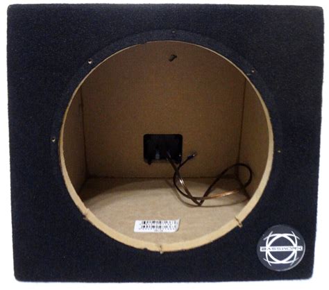 Bassworx Sw10b 10 Sealed Subwoofer Box Empty Wedge Enclosure For One Single Sub Ebay