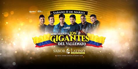 Los Gigantes Del Vallenato Con Daniel CalderÓn New York Sabor Latino Queens 11 March To 13