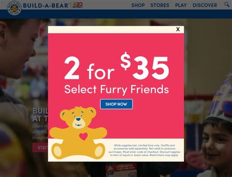 Build-A-Bear Coupons & Promotion Codes