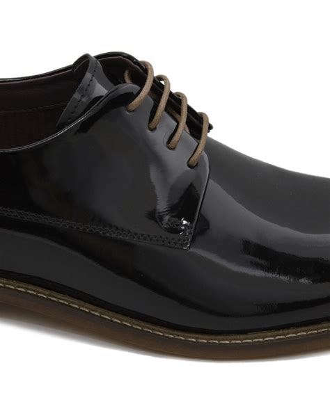 Lyst - Ted Baker Etter Derby Shoes in Black for Men