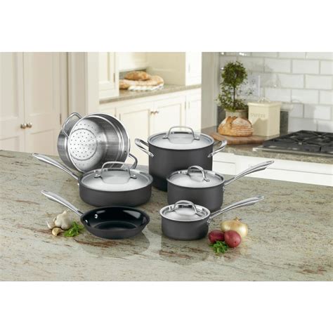 Cuisinart Greengourmet Hard Anodized 10 Piece Cookware Set