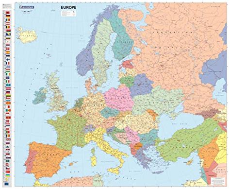 Mapa En Tubo Europa F Sico Mapas En Tubo Y Plastificados Michelin