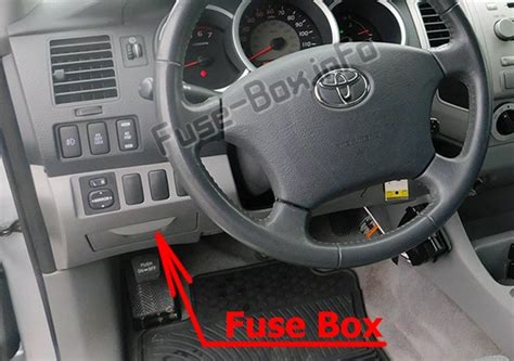 Toyota Tacoma 2015 Fuse Box Diagram