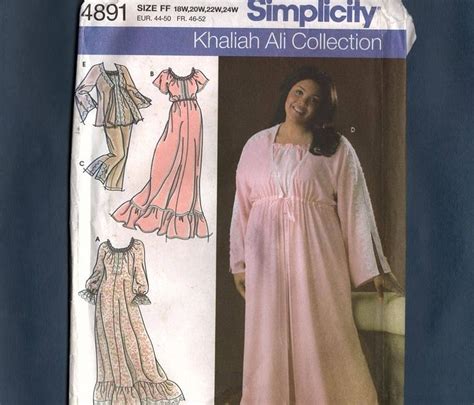 Sewing Pattern Nightgown Plus Size Spencernooram