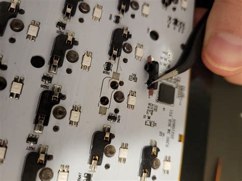 Torn Hot Swap Socket Pads On New Keyboard R Mechanicalkeyboards