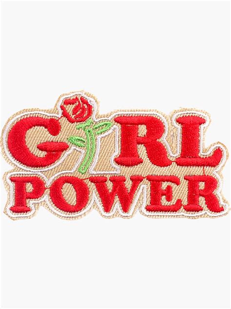 Girl Power Sticker For Sale By Craftyskill Redbubble