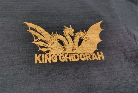 King Ghidorah Godzilla Japanese Art Style Men S Medium Gem