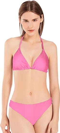 Women S Bikini Set Triangle Cup String Bikini Set Adjustable Strap Top WF Shopping