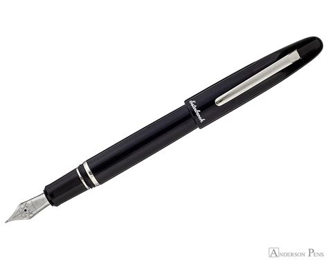 Esterbrook Estie Fountain Pen - Ebony with Palladium Trim - Anderson Pens, Inc.