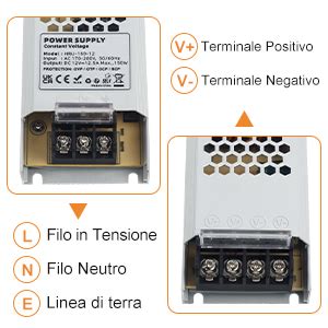 YAYZA Trasformatore LED 24V 150W Alimentatore 6 25A DC 24V LED