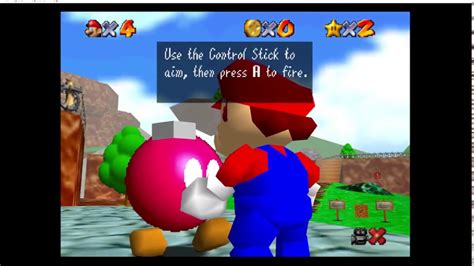 Super Mario 64 Bob Omb Battlefield Third Star Shoot To The Island In The Sky Youtube