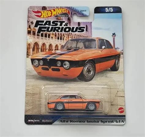Hot Wheels 2023 Fast Furious Premium Mix C 5 Of 5 Alfa Romeo Giulia