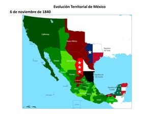 Evolución Territorial de méxico PPT