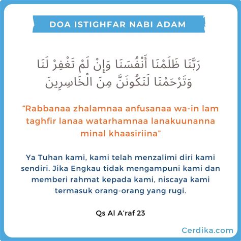 Doa Istighfar Dan Taubat