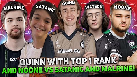 Mmr Battle Quinn With Top Rank Watson And Noone Vs Satanic And