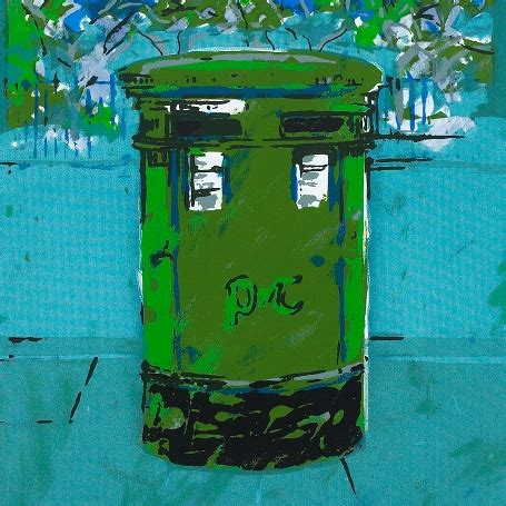 Double Pillar Box (detail) | Art Cards Ireland