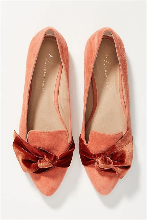 Anthropologie Alexandra Bow Tied Flats