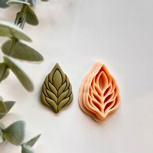 Braided Leaf Polymer Clay Cutter Polymer Clay Tools Clay Earring Cutter