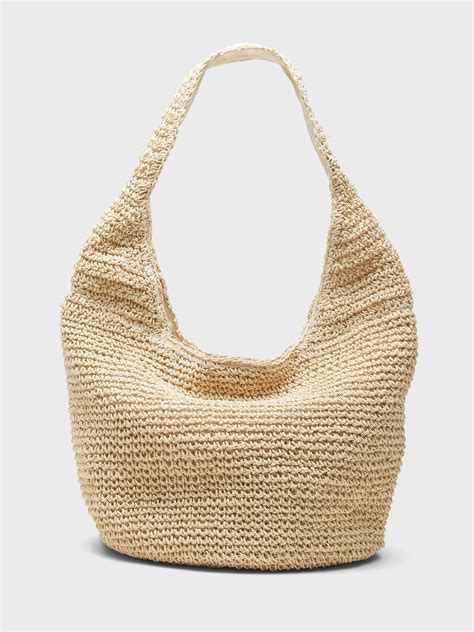 Straw Hobo Bag Banana Republic