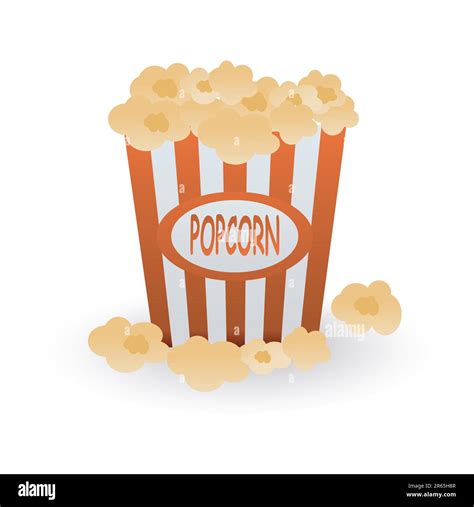 Popcorn Sign Stock Vector Images Alamy