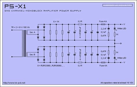 Pass Labs Clone Hiraga Le Monstre Ps X Amplifier Power Supply Pcb