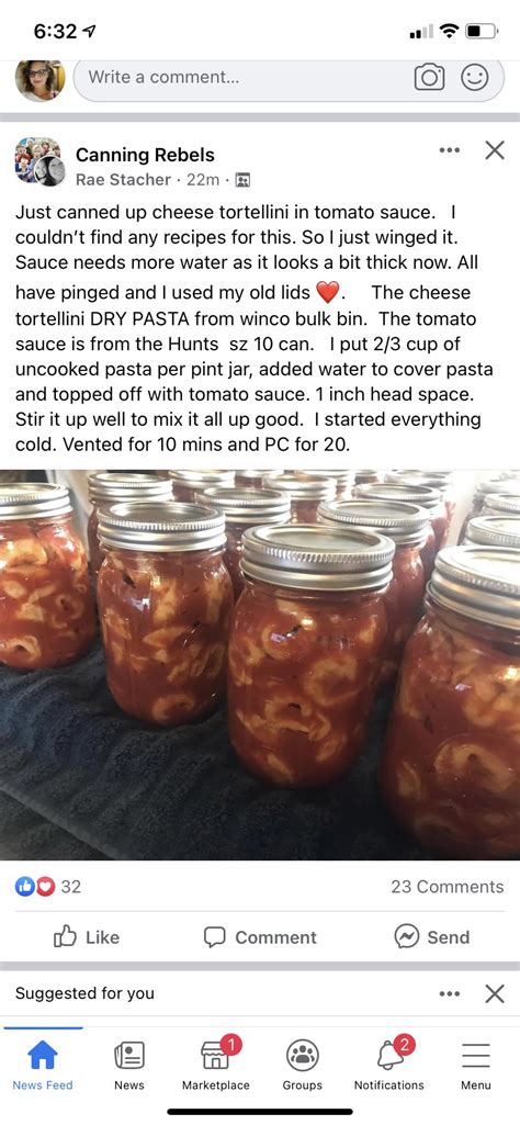 Canned Food Storage What S Cooking Preserving Food Tortellini