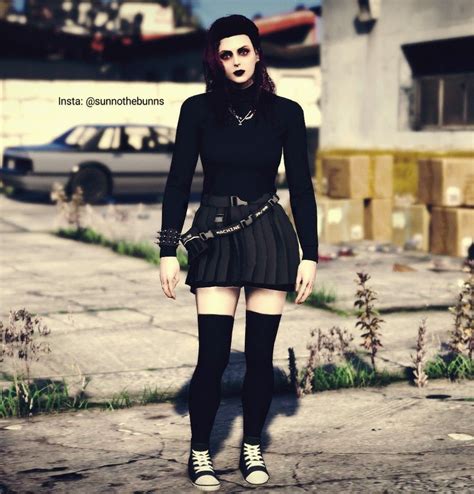 Pin By UwO On Gta V Female Biker Outfit Outfits Mafia Outfit