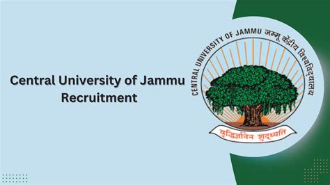 Central University of Jammu Recruitment 2024: Non-Teaching Posts