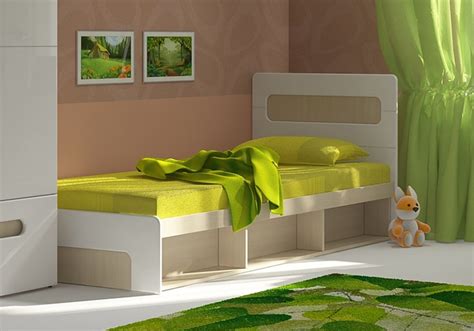 Кровать с подъемным механизмом 0.9 м Палермо-3 Юниор - купить недорого ...