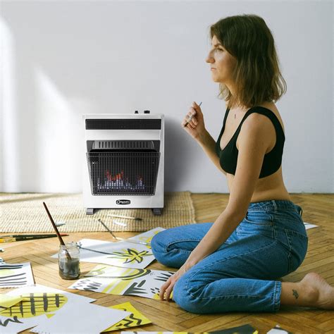 Buy Blue Flame Vent Free Propane Gas Heater - 20k BTU Ventless Gas ...