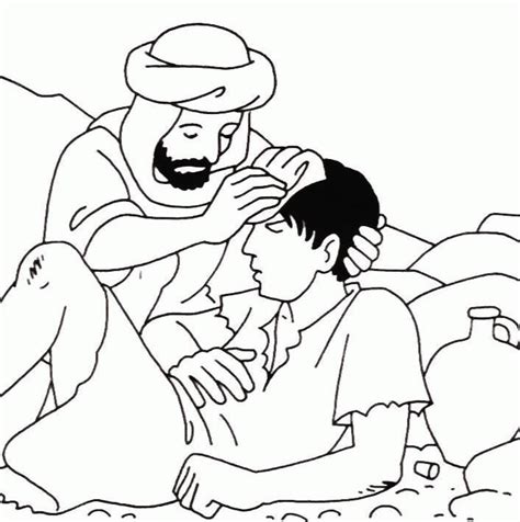 Good Samaritan Black And White Clip Art Library