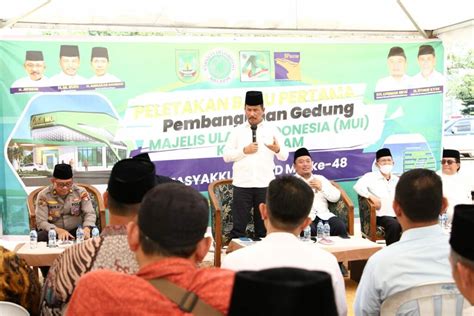 Mui Apresiasi Dukungan Wali Kota Batam Muhammad Rudi Dalam Pembangunan