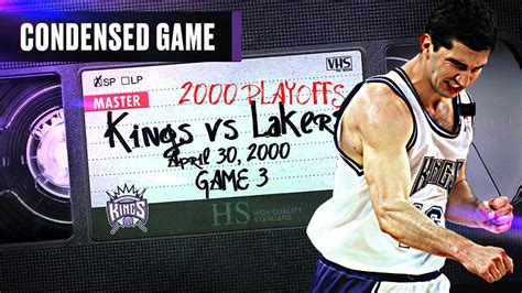 Webber And Peja Keep Kings Alive In Playoffs Youtube