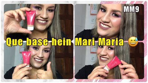 TESTEI A NOVA BASE COVER UP DA MARI MARIA MM9 YouTube