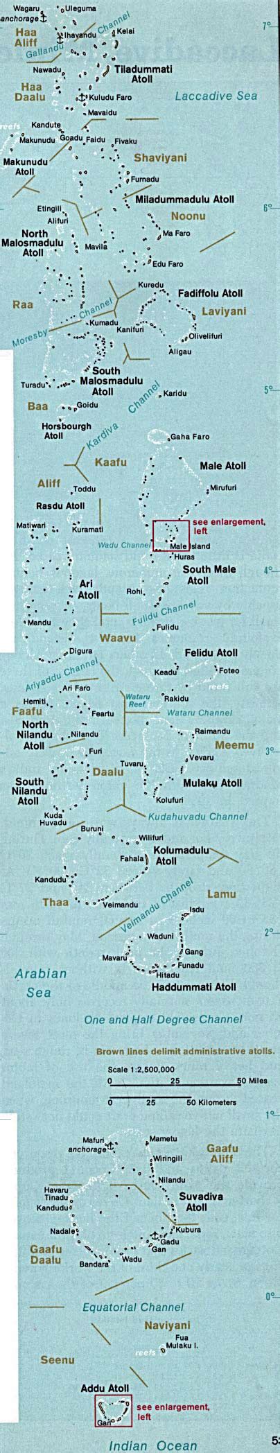 Detailed Map Of Maldives Maldives Asia Mapsland Maps Of