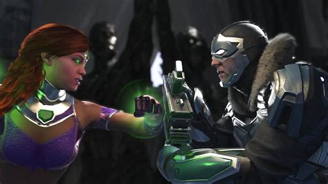 Injustice 2 Starfire Vs Captain Cold And Mr Freeze All Intro Outros