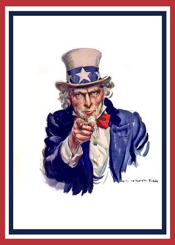 Uncle Sam I Want You Poster No Words Centered See The Co Flickr