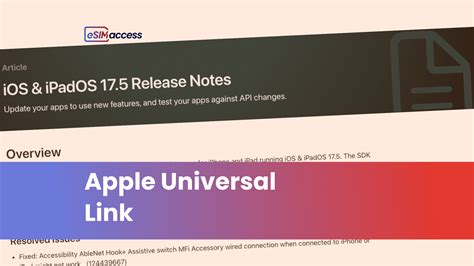 New Apple Universal Link For Esim Install Esim Access