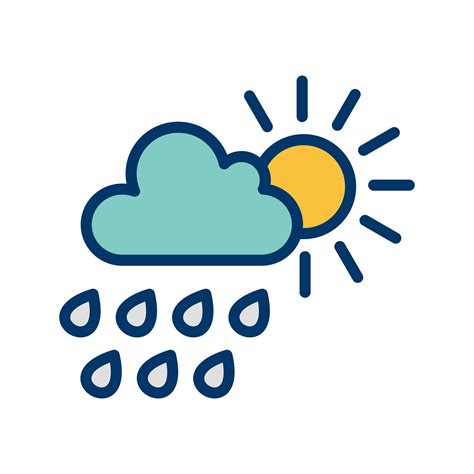 summer rain vector icon  vector art  vecteezy