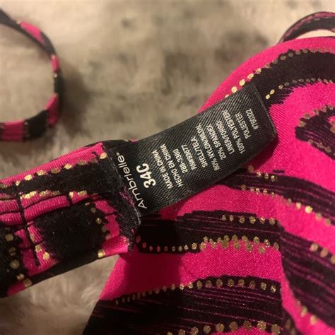 Ambrielle Swim New Without Tags Hot Pink And Black Bikini Swimsuit Poshmark