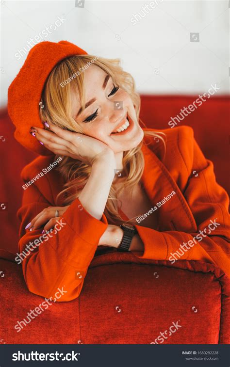 Cute Sexy Fashionable Sensual Pretty Blonde Stock Photo Shutterstock