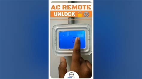 How To Unlock Air Conditioner Remote Honeywell Thermostat Airconditioner Honeywell Hvac