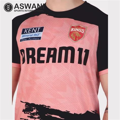 punjab kings training jersey pbks mens player edition shirt tata ipl