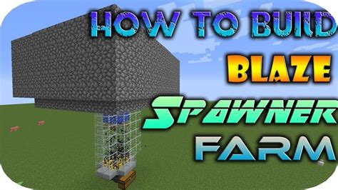 How To Make/Build Blaze Spawner Farm/Grinder In Minecraft (2017) (1.11.2) (PC,PS4,Xbox ...