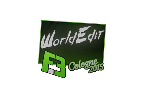 Sticker WorldEdit Cologne 2015 CS GO CS2 Wiki By CS MONEY